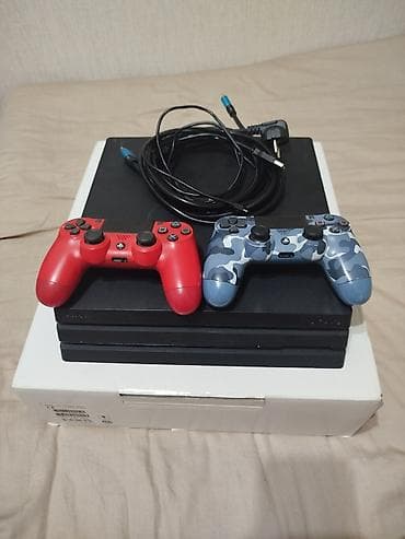 купить nintendo switch бу: PlayStation 4 Pro (черная, 1 ТБ) с комплектом аксессуаров и — 2