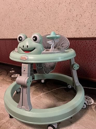 Детские ходунки: Детские ходунки “Baby” с забавной мордочкой лягушонка. Особенности: - — 1