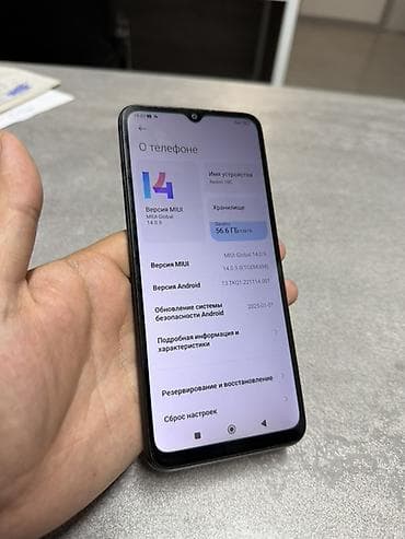 Redmi, Redmi 10C, Б/у, 128 ГБ, цвет - Черный, 2 SIM