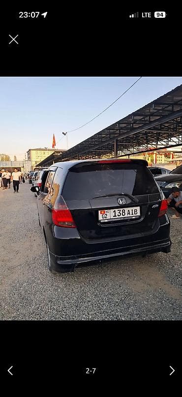 аренда мащина: Сдаю Honda Fit под такси, На месяц, | Залог — 4