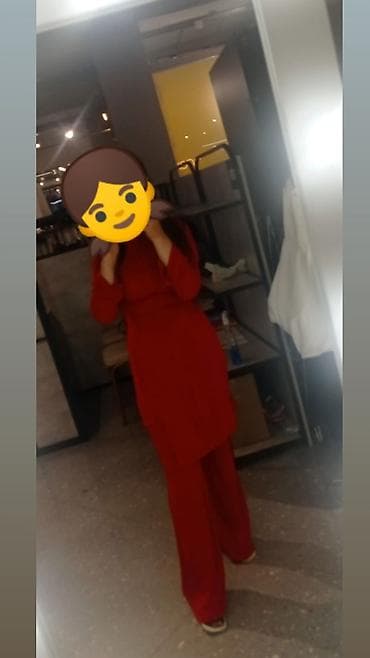 турсы женские: Повседневное платье, Трикотаж, На запах, M — 5