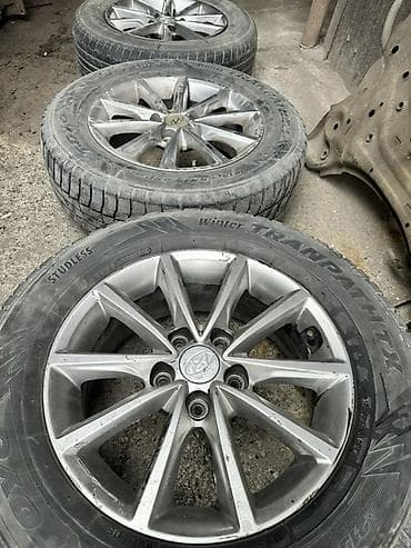 диски r17 hyundai: Колеса в сборе 205 / 65 / R 16, Зима, Комплект, Легковые, Литые, отверстий - 5 — 1