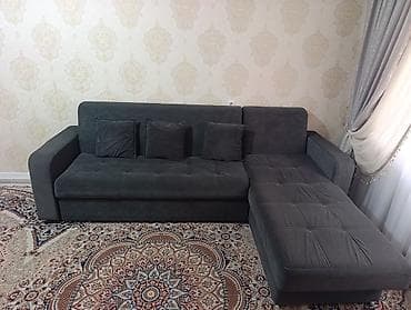 Угловые диваны: Угловой диван, C подушками — 2
