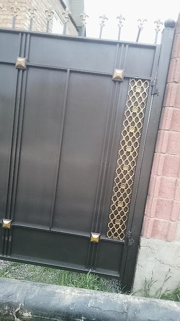 Красим ваши ворота, шлифовка, новый вид вашим воротам придадим