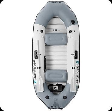 три рыбака: Надувная лодка Intex Mariner 3 Set 68373 Купить в Бишкеке — ПВХ лодка — 4