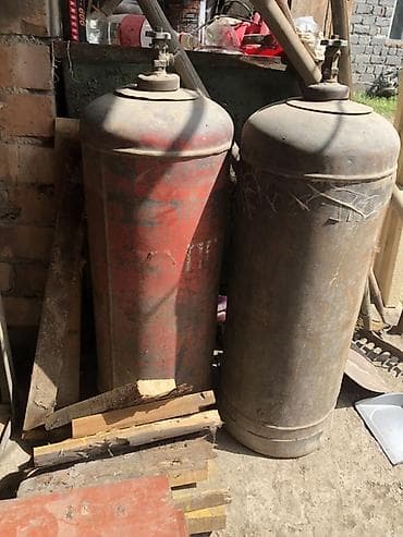 кислородный баллон ош: Промышленный газовый баллон, Наполнение: Пропан, Объем баллона: 50 л, Применение: Строительные работы — 1