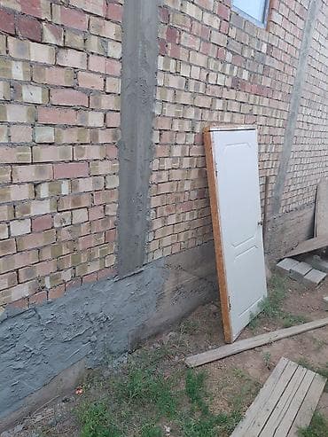 Үй жана бакча: Межкомнатная дверь с коробкой - Полотно: белое, классический дизайн с — 2