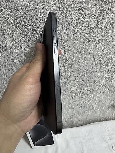 realmi 9i: IPhone 15 Pro Max, Б/у, 256 ГБ, Black Titanium, Зарядное устройство, Чехол, Кабель, 85 % — 4