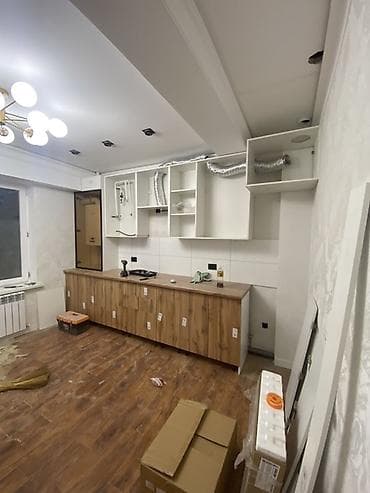 Сантехника: Ашкана гарнитуру, түсү - Боз, ДСП — 2