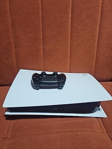 PS5 (Sony PlayStation 5): PS5 + 1 джойстик + FC25 в отличном состоянии! — 2
