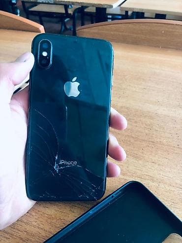 купить бу монитор: IPhone X, Черный, Чехол, 100 % — 2