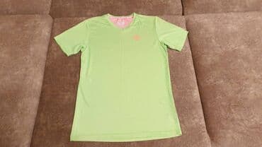 Футболки: Мужская футболка, S, Б/у, цвет - Зеленый, Самовывоз — 1