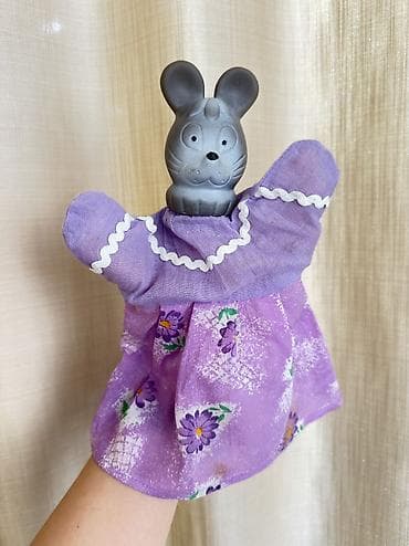 Башка товарлар: Домашний кукольный театр — куклы-рукавички (3 набора) Идеален для — 9