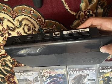 Видео оюндар жана приставкалар: PlayStation 3 Super Slim (черная) Комплектация: - консоль PS3 Super — 5