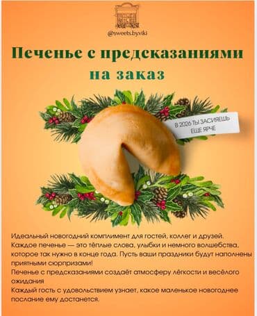 именные блокноты: * Печенья с Предсказаниями. Хороший и не обычный подарок к 8 марта — 1