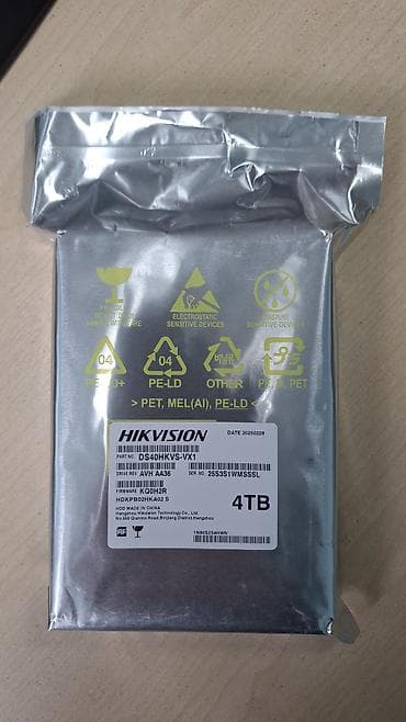 Накопитель для ПК, Новый, Hikvision, HDD, 4 ТБ, 3.5"