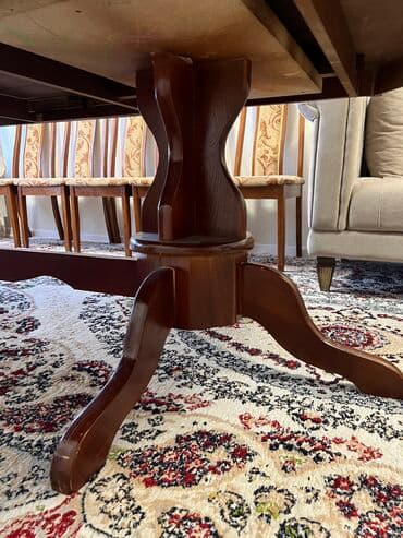 купить бу стол: Продаю большой стол из натурального дерева ширина стола 1.18м и длина — 4