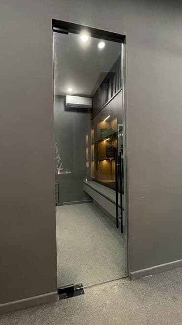 установка стеклянной перегородки в душе цена: На заказ Цельностеклянная перегородка, Для офиса, Бронированное стекло, Демонтаж, Монтаж — 3