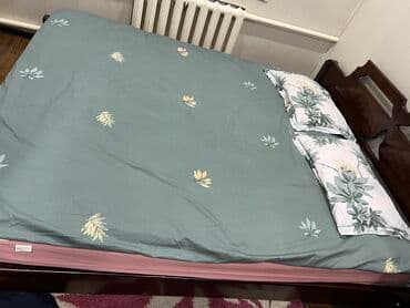 кровать деревянный: Двуспальные кровати — 1