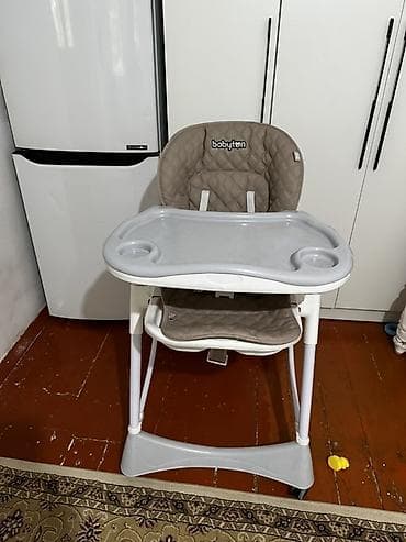 babyton: Детский стульчик для кормления Babyton. Особенности и функционал: - — 1