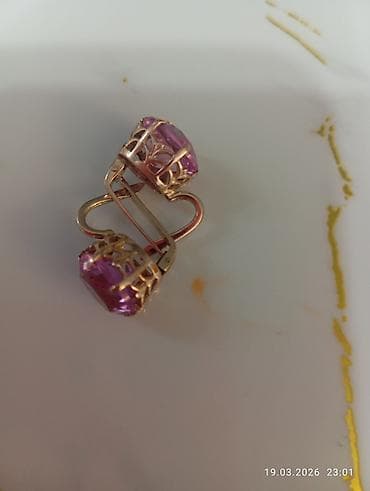 Серьги, Проба 583, Женские, Винтажный стиль