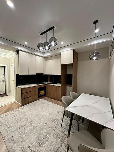 2 комнаты, 50 м², Новая мечеть Элитка, 11 этаж, Евроремонт — 2