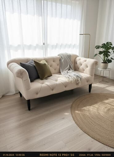 Прямой диван, Двуместный at lalafo.kg Прямой диван, Двуместный