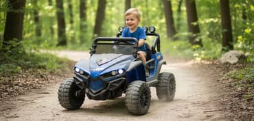 детский электронный машина: Детский электрокар, Б/у — 2