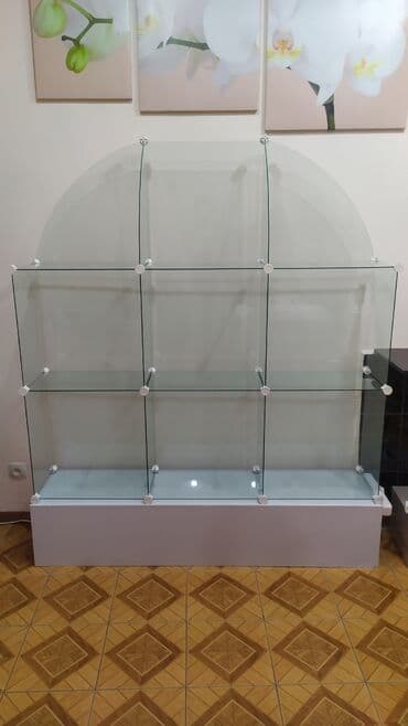 оборудование в бутик: Стеллаж Для телефонов и их аксессуаров, Лофт, 180 см * 150 см * 30 см, 
Б/у — 3