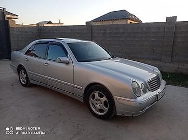 Транспорт: Mercedes-Benz E-Class: 2000 г., 2.4 л, Кол менен иштөөчү, Бензин, Седан — 6