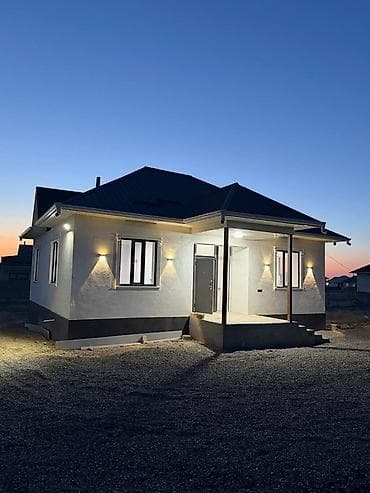 Недвижимость: Баш-булак Ожор айлынан 4 болмолуу Жаны салынган уй сатылат. ✅ 5 сотик — 3