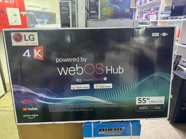 телевизор лж: 🔥🔥срочная акция 🔥🔥 телевизор lg 55ur81009 просмотр’, thinq ai, webos — 2