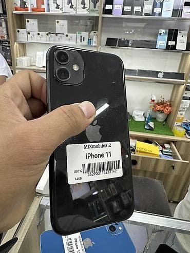 redmi 5plus: IPhone 11, Б/у, 64 ГБ, Черный, 100 % — 4