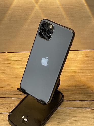 ıphone 11: IPhone 11 Pro, Б/у, 256 ГБ, Space Gray, Защитное стекло, Чехол, 80 % — 1