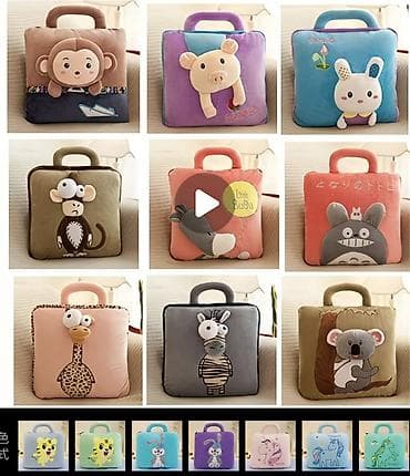 каверь: Складные коврики для пикника + детские сумки‑чехлы с милыми — 6