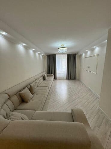 алтын казык ж м: 3 комнаты, 90 м², Элитка, 8 этаж, Евроремонт — 2