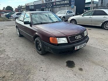 Унаа: Audi 100: 1991 г., 2 л, Кол менен иштөөчү, Бензин, Седан — 3