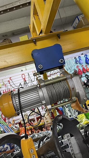 Электрическая канатная таль (лебедка) с подвеской на двутавровую