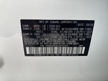 outback 2017: Subaru Outback: 2020 г., 2.5 л, Вариатор, Бензин, Универсал — 6