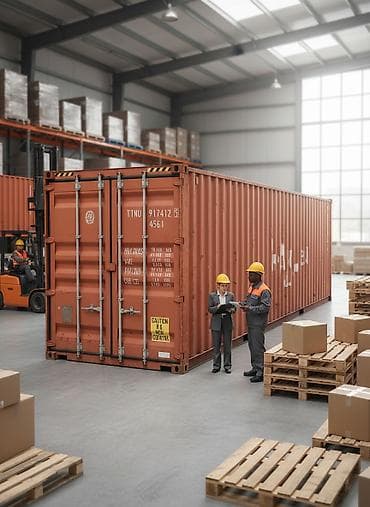 контиенер: Морской контейнер 45’ High Cube (маркировка на двери: TTNU 917412 5 — 1