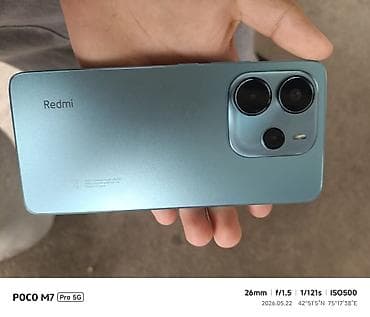 Мобильные телефоны и аксессуары: Redmi, Redmi Note 14, Б/у, 256 ГБ, цвет - Голубой — 1