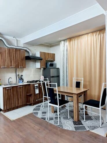 квартиры в бишкеке 1 комнатные аренда: 1 комната, Телевизор, Интернет, Wi-Fi, Кондиционер — 3