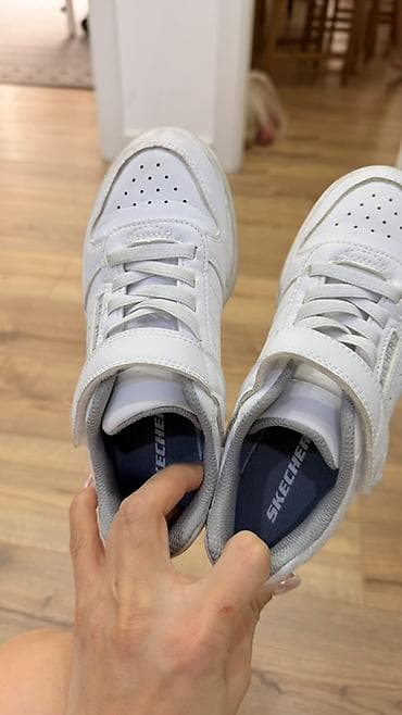 29: Кроссовки Skechers для детей - Модель: SN 405638L - Цвет: белый - — 1