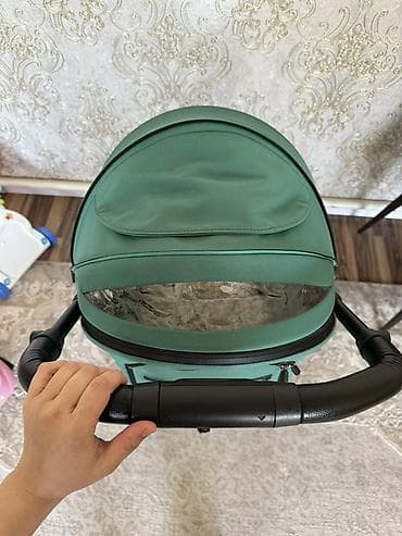 Детский мир: Коляска, Anex, цвет - Голубой, Б/у, Самовывоз — 6