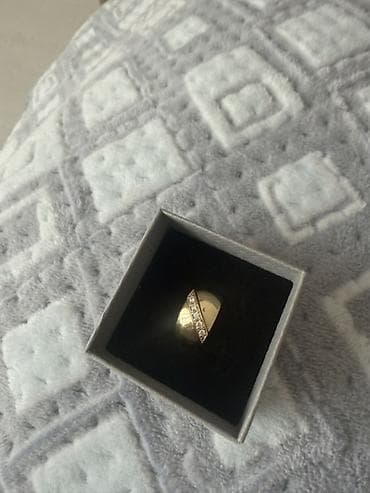 Цепочки: Кольцо, Проба 585, Фианит — 2