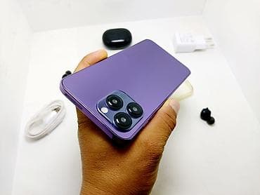 ipad apple: IPhone 14 Pro Max, Б/у, 1 ТБ, Синий, Наушники, Зарядное устройство, Защитное стекло, 100 % — 6