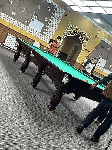 Бильярдный стол с комплектом аксессуаров - Формат: русский/американка