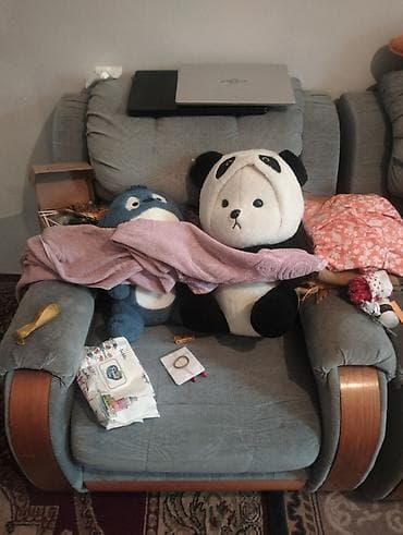 арка дома фото: Комплект мягкой мебели, цвет - Серый — 4