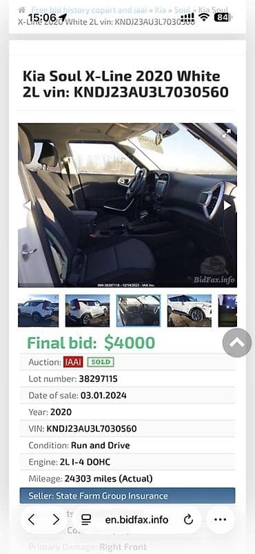 маш: Kia Soul: 2020 г., 2 л, Автомат, Бензин, Кроссовер — 4