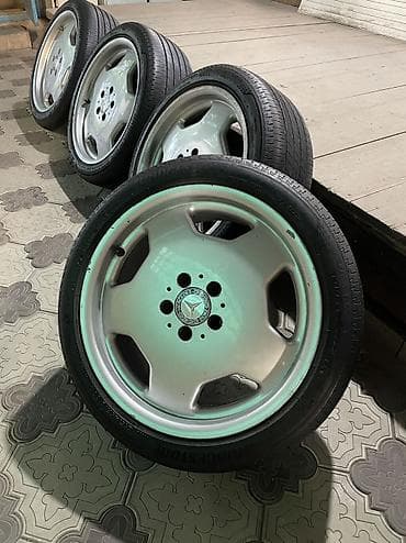stud 100: Литые Диски R 18 Mercedes-Benz, Комплект, отверстий - 5, Б/у — 5